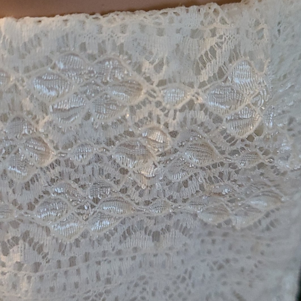 SALE TODAY BEAUTIFUL LACE LONG SMALL DRESS MEDIUM - Picture 6 of 16